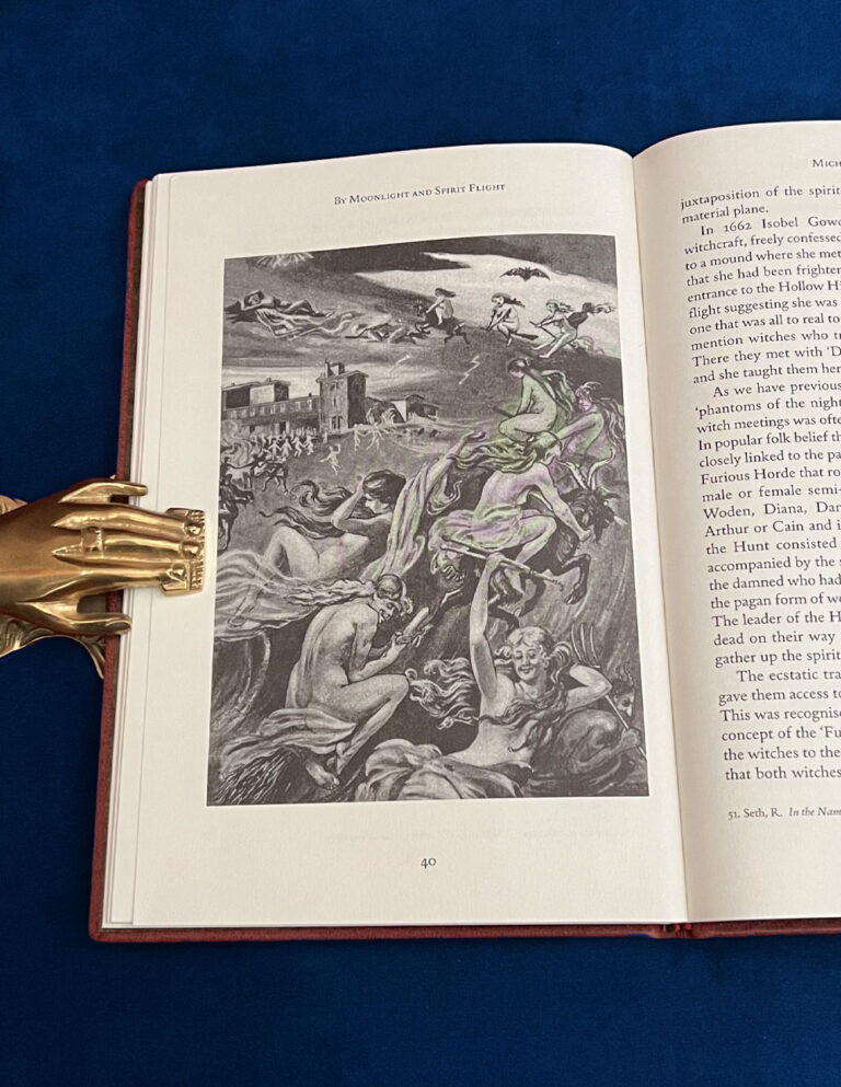 BY MOONLIGHT AND SPIRIT FLIGHT by Michael Howard (Deluxe, Limited Edition, Bound in Goat Hardcover) - Image 2