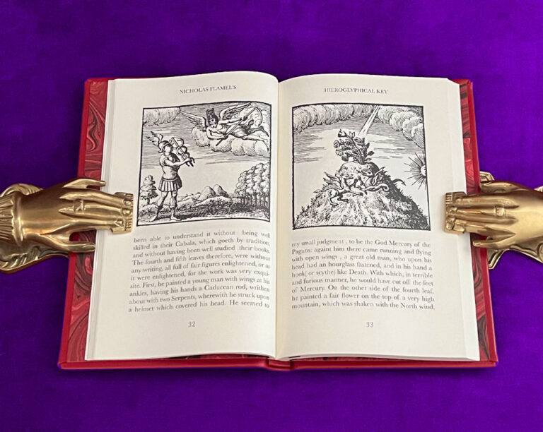 NICHOLAS FLAMEL'S HIEROGLYPHICAL KEY - Deluxe LIBRI RUBAEUS EDITION Bound in full leather - Image 3