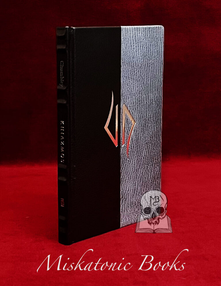 KHIAZMOS: A Book Without Pages by Andrew D. Chumbley (Rare DELUXE SPECIAL Bound in Gray and Black Goat, Binder's Proof Limited Edition Hardcover)