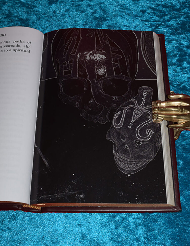 MEMENTO MORI: A Call to the Death and The Cult of La Santa Muerte edited by Edgar Kerval- Deluxe Leather Bound Limited Edition with handmade Statue - Image 5