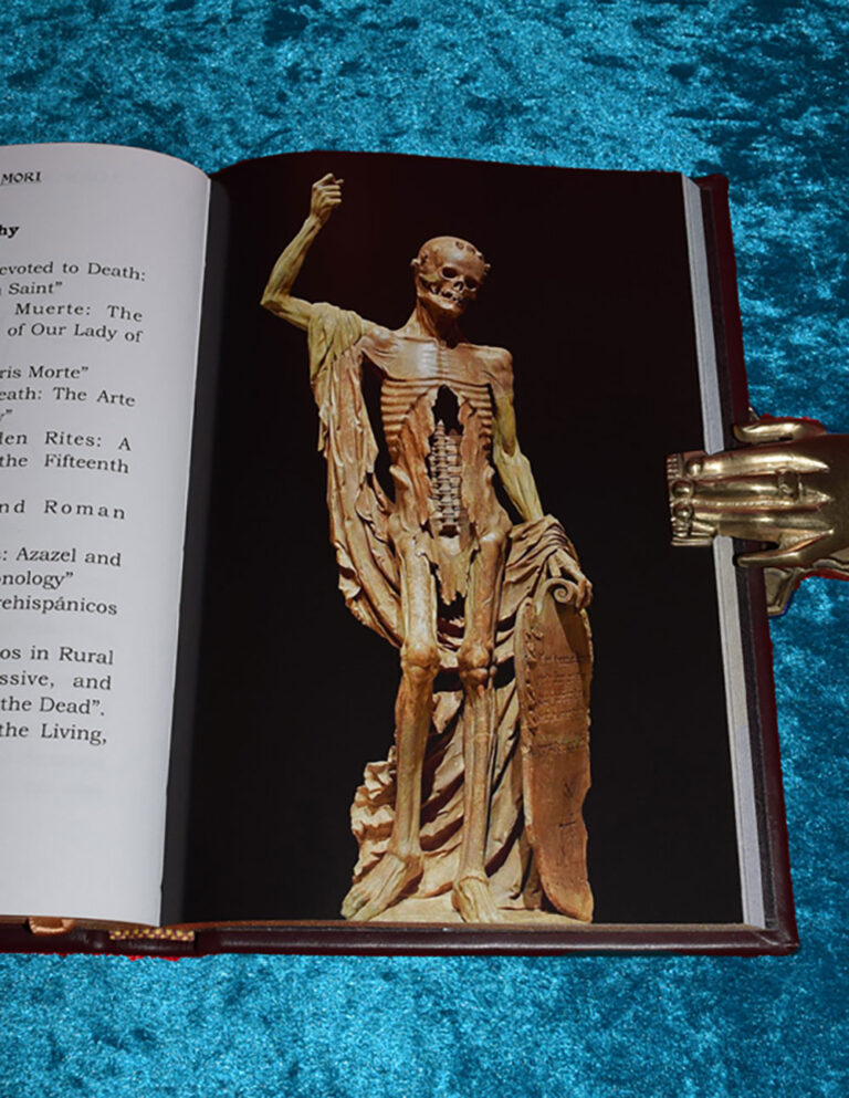 MEMENTO MORI: A Call to the Death and The Cult of La Santa Muerte edited by Edgar Kerval- Deluxe Leather Bound Limited Edition with handmade Statue - Image 7