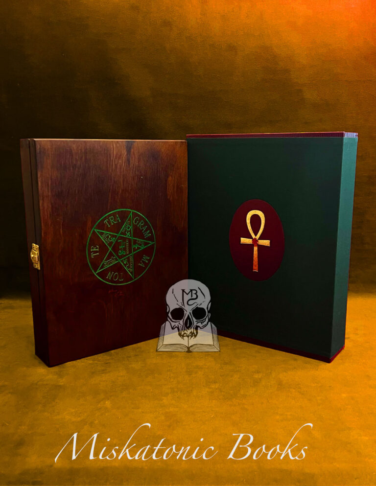 ALEX SANDERS NOTEBOOK - Deluxe Edition Bound in Sheepskin with Custom Silk Lined Wood Box with Slipcase