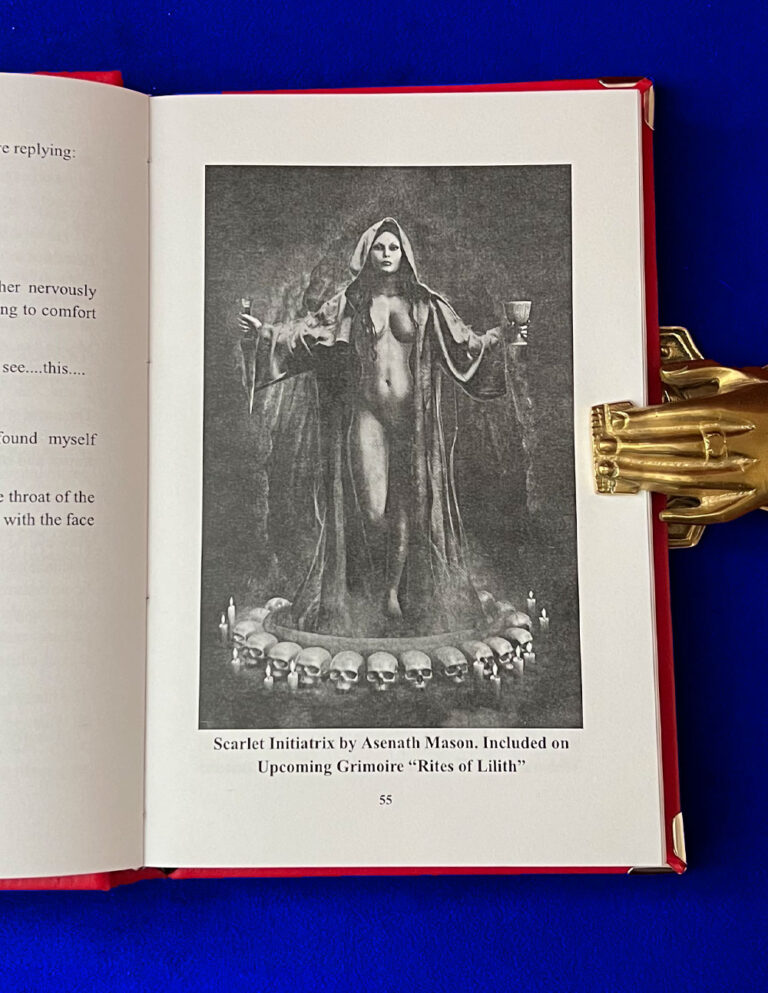 QLIPHOTH: The Scarlet Queen (Opus X) with multiple authors - Deluxe Leather Bound Edition Hardcover Altar Cloth - Image 2