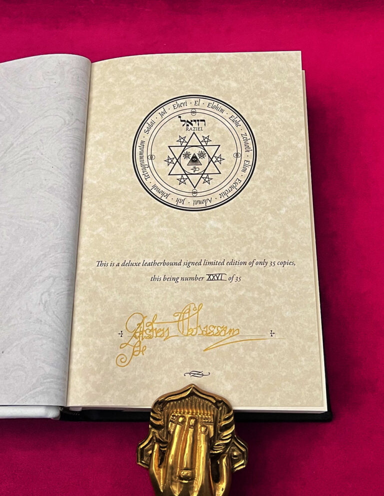 GATEWAYS THROUGH LIGHT & SHADOW by Frater Ashen Chassan (Signed Deluxe Leather Bound Edition in Custom Traycase) - Image 2