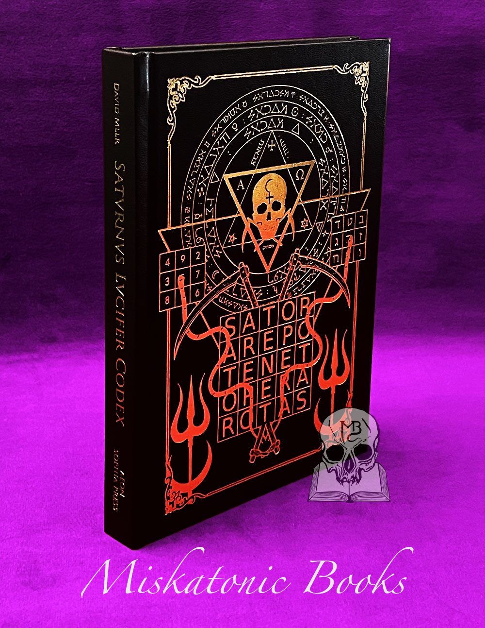 SATVRNVS LVCIFER CODEX by David Mllr - Deluxe Leather Bound Limited Edition Hardcover