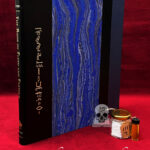 THE BOOK OF FLESH AND FEATHER by Zemaemidjehuty - Deluxe Auric Edition Bound in Half Leather and Marbled Boards with Custom Slipcase plus Ritual Bundle