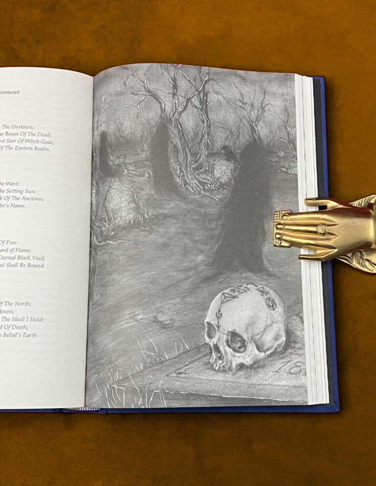 THE RED KING by Mark Alan Smith (Limited Edition Hardcover Bound in Blue Silk) - Image 2