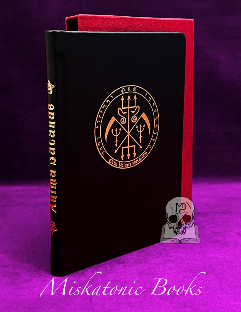 Anima Satanae: The Book of Traditional Satanism (Deluxe Leather Bound Qliphoth Edition in Custom Slipcase)