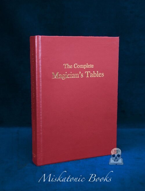 THE COMPLETE MAGICIAN'S TABLES 5th expanded edition by Stephen Skinner - Signed Deluxe Leather Bound Hardcover