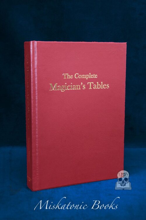 THE COMPLETE MAGICIAN'S TABLES 5th expanded edition by Stephen Skinner - Signed Deluxe Leather Bound Hardcover