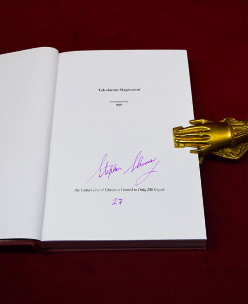 THE COMPLETE MAGICIAN'S TABLES 5th expanded edition by Stephen Skinner - Signed Deluxe Leather Bound Hardcover - Image 3