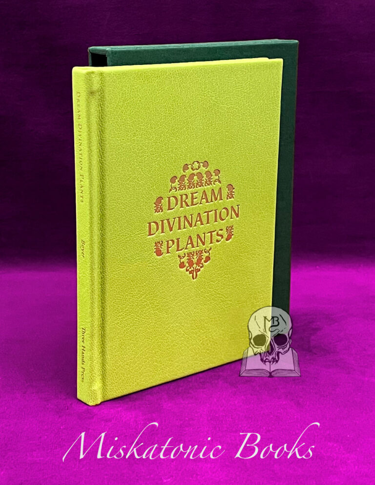 DREAM DIVINATION PLANTS IN THE NORTHERN EUROPEAN TRADITION by Corinne Boyer - Deluxe Leather Bound Limited Edition Hardcover in Custom Slipcase