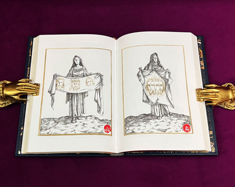IAO: Ophite Iconography by Jose Gabriel Alegría Sabogal - Deluxe Leather Bound ARTISANAL Limited Edition in Custom Slipcase - Image 5