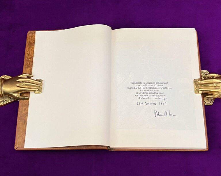 The Kabbalistic Diagrams of Rosenroth; Magnum Opus Hermetic Sourceworks Series by Adam McLean - Signed Limited Edition Hardcover - Image 2