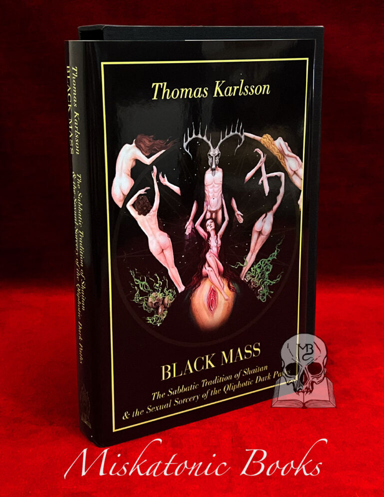 Black Mass: The Sabbatic Tradition of Shaitan & the Sexual Sorcery of the Qliphotic Dark Paths by Thomas Karlsson - DELUXE Leather Bound Limited Edition Hardcover in Custom Slipcase - Image 5
