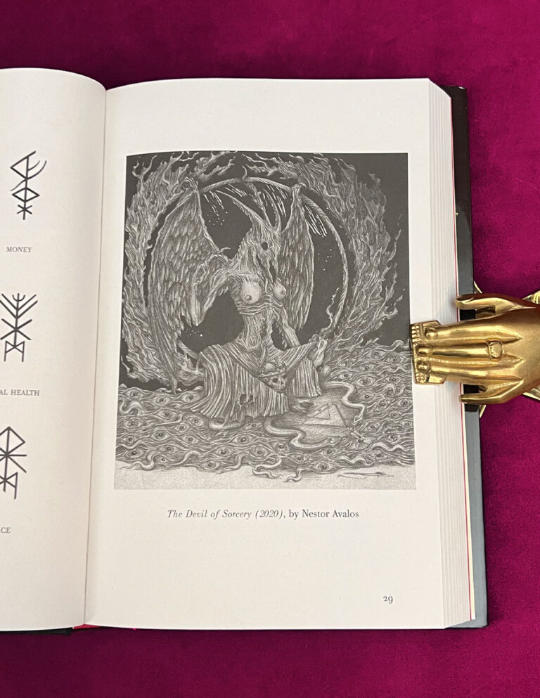 Black Mass: The Sabbatic Tradition of Shaitan & the Sexual Sorcery of the Qliphotic Dark Paths by Thomas Karlsson - Limited Edition Hardcover - Image 2