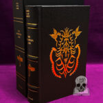 THE SCORPION GOD: Forbidden Wisdom of Belial by Mark Alan Smith - 2nd Signed and Inscribed Deluxe Leather Bound Limited Edition Hardcover: Immortal Flesh Special Edition in Custom Traycase