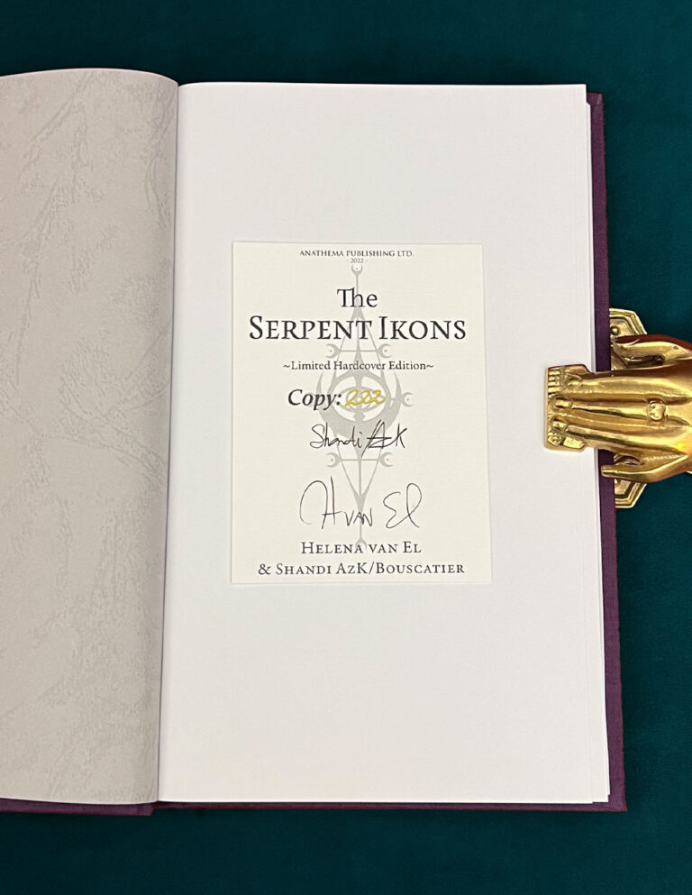 THE SERPENT IKONS by Helena van El - SIGNED Limited Edition Hardcover Edition with Oversized Tarot Deck - Image 4