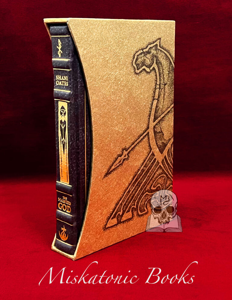 The Hanged God by Shani Oates - Deluxe Leather Bound Artisanal "18K" Limited Edition Hardcover in Custom Slipcase - Image 2