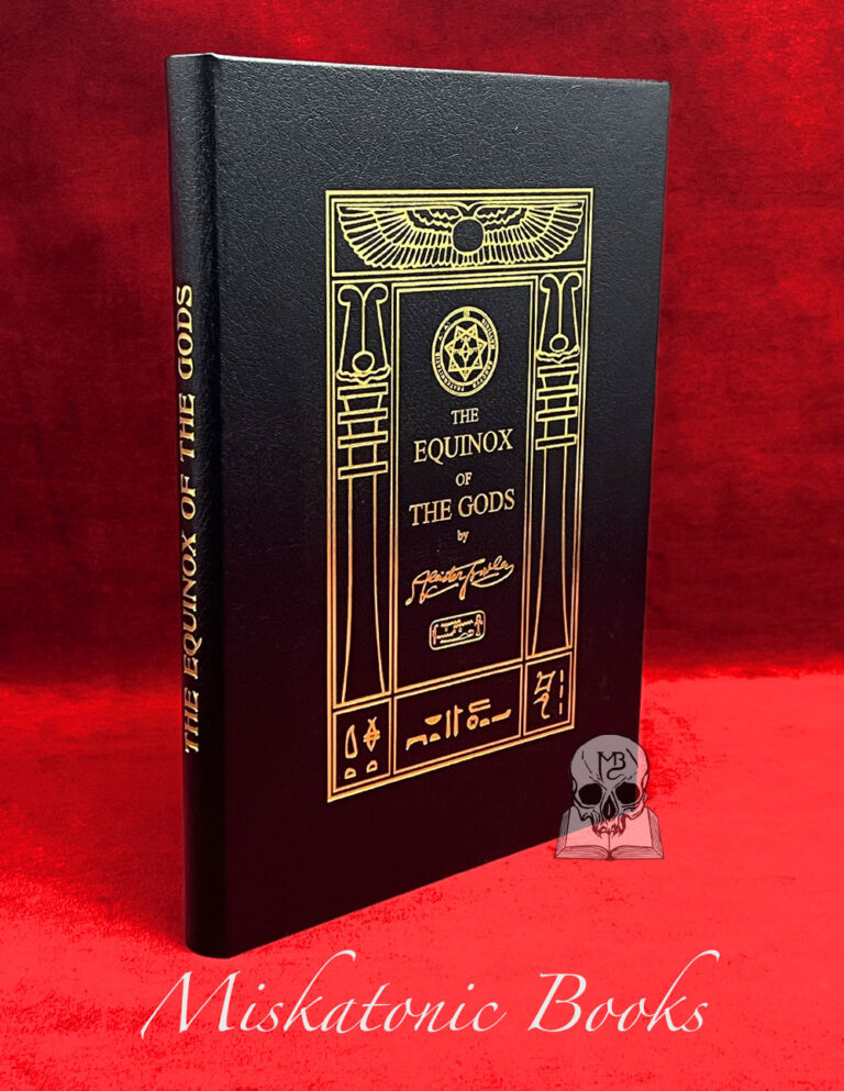EQUINOX OF THE GODS by Aleister Crowley - Deluxe Leather Bound Limited Edition Hardcover
