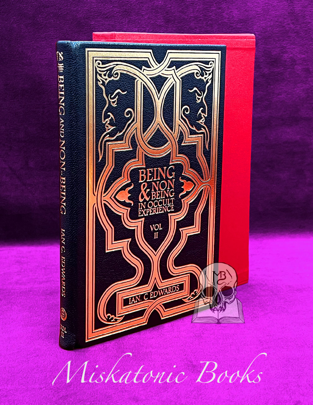 BEING & NON-BEING IN OCCULT EXPERIENCE Volume 2 by Ian C. Edwards - Deluxe Leather Bound Limited Edition in Custom Slipcase