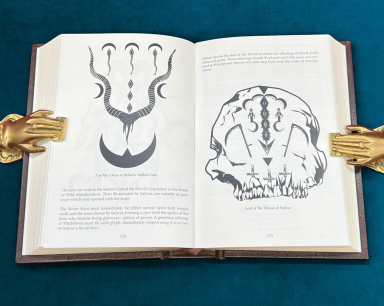 CROWN PRINCE OF THE SABBAT: Ars Diaboli by Mark Alan Smith - Deluxe Leather Bound Edition in Custom Traycase (Salwar Edition) - Image 3