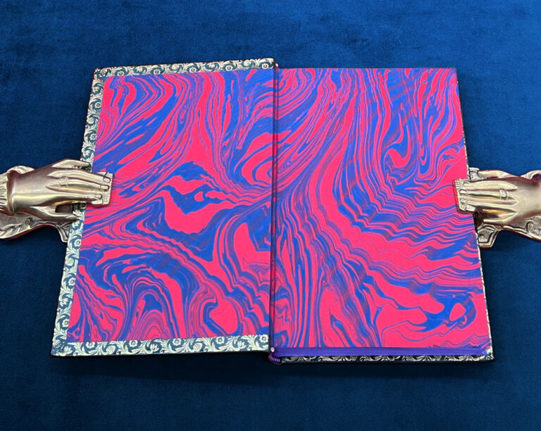 THE ANGEL OF THE WEST WINDOW by Gustav Meyrink - Custom Bound in Fine Leather by Renown Bookbinder Nate McCall - Image 2