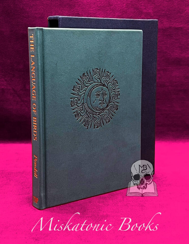 THE LANGUAGE OF BIRDS by Dale Pendell - Deluxe Leather Bound Edition in Custom Slipcase