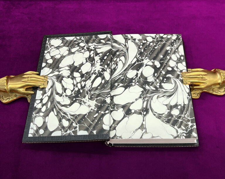 THE WHITE DOMINICAN by Gustav Meyrink - Custom Bound in Fine Leather by Renown Bookbinder Nate McCall - Image 2