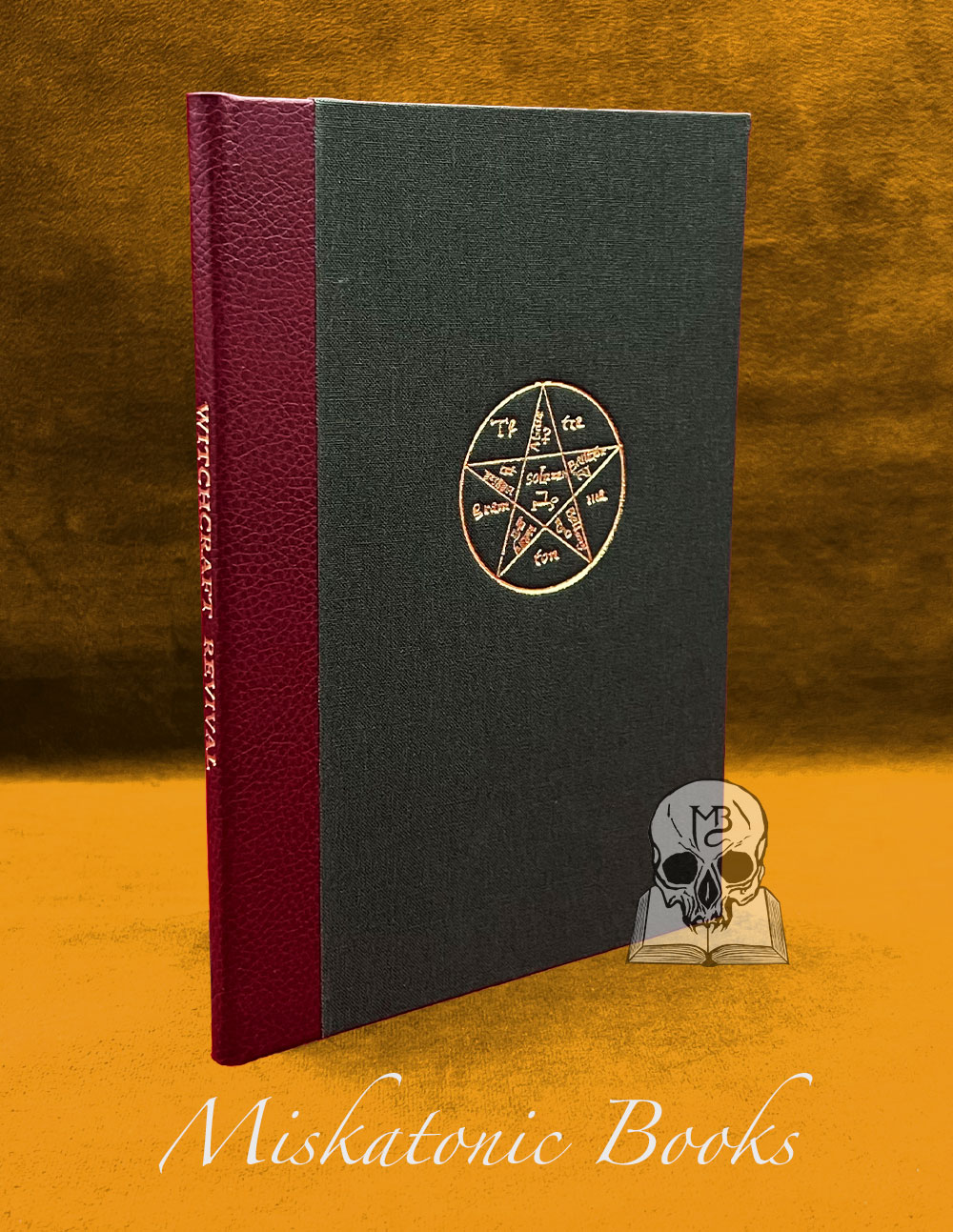 WITCHCRAFT REVIVAL by Philip Heselton (Limited Edition Hardcover Quarter Bound in Leather)