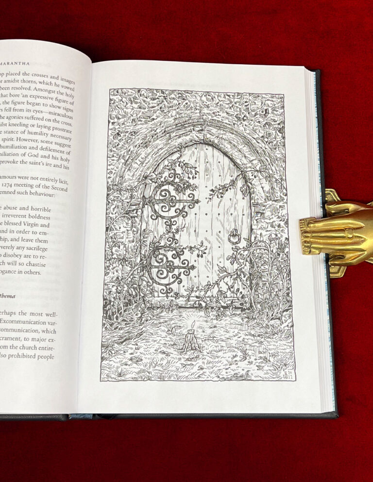 ANATHEMA MARANATHA: Christianity and the Imprecatory Arts by Martin Duffy - Deluxe Special Limited Edition Hardcover Bound in Goat with Custom Slipcase - Image 3