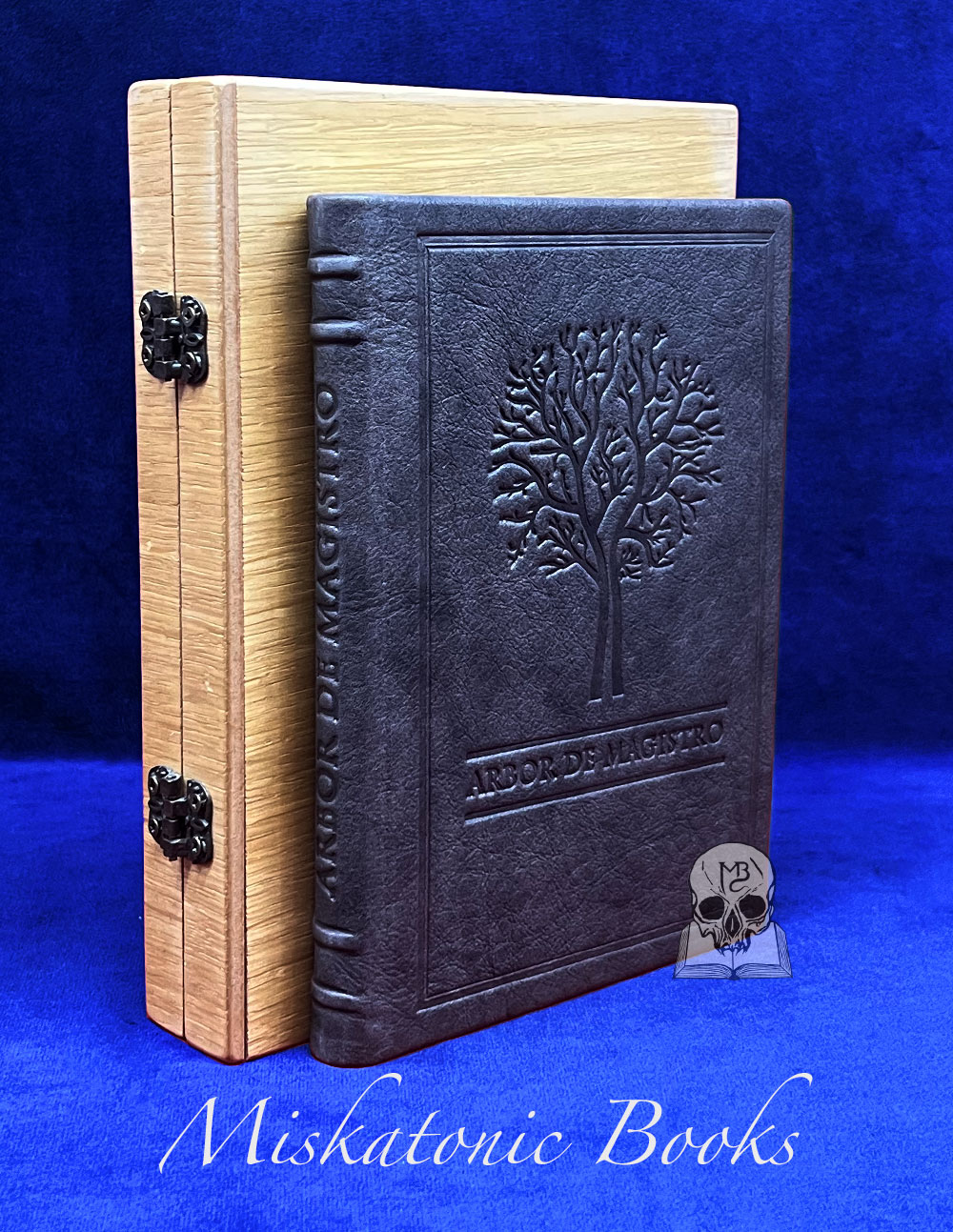 ARBOR DE MAGISTRO by Nikolai Saunders (DELUXE Grimoire Leather Bound with Custom Oak Box)