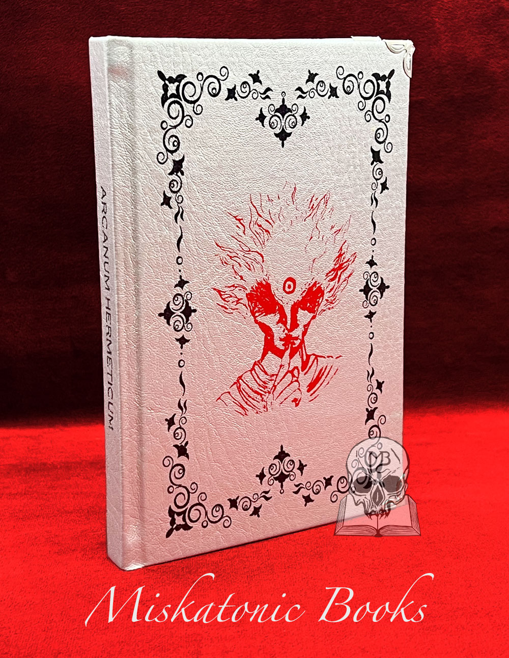 ARCANUM HERMETICUM by Magnus Sarmax - Deluxe Leather Bound Edition with Altar Cloth