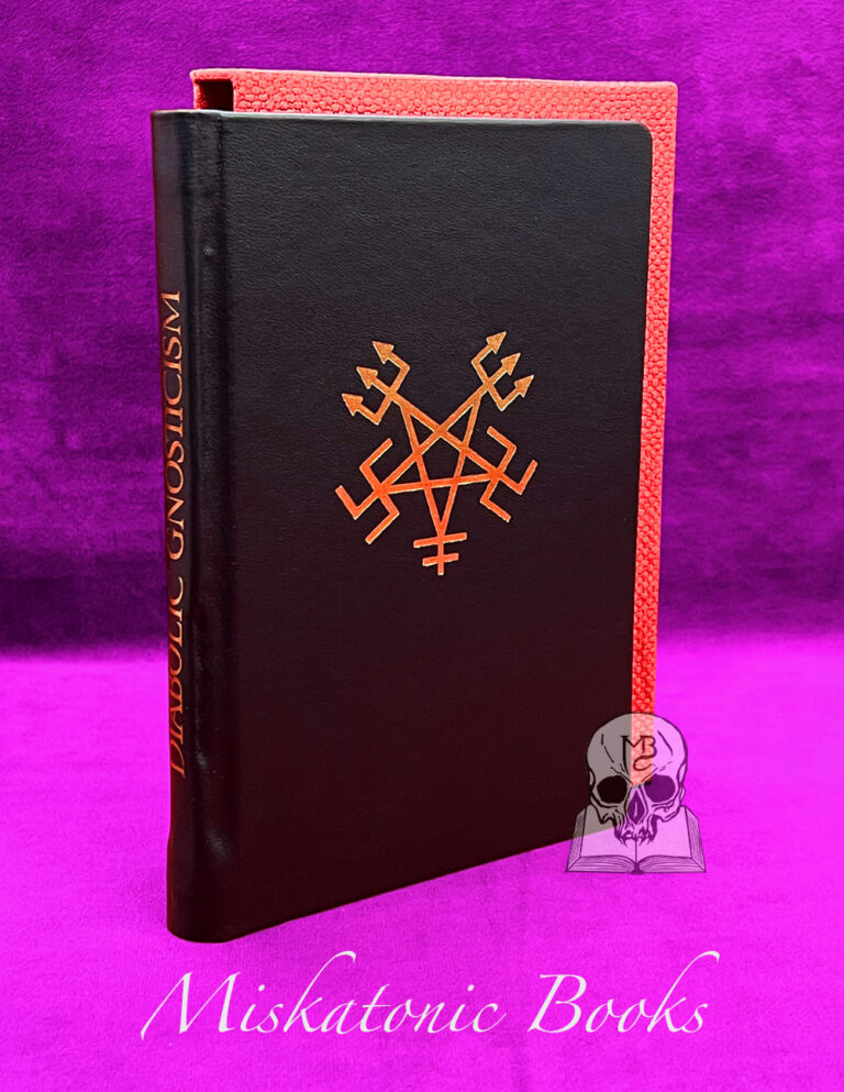 DIABOLIC GNOSTICISM: Mythos & Philosophy by Christophe Kafyrfos - Deluxe Leather Bound Limited Edition Hardcover in Custom Slipcase