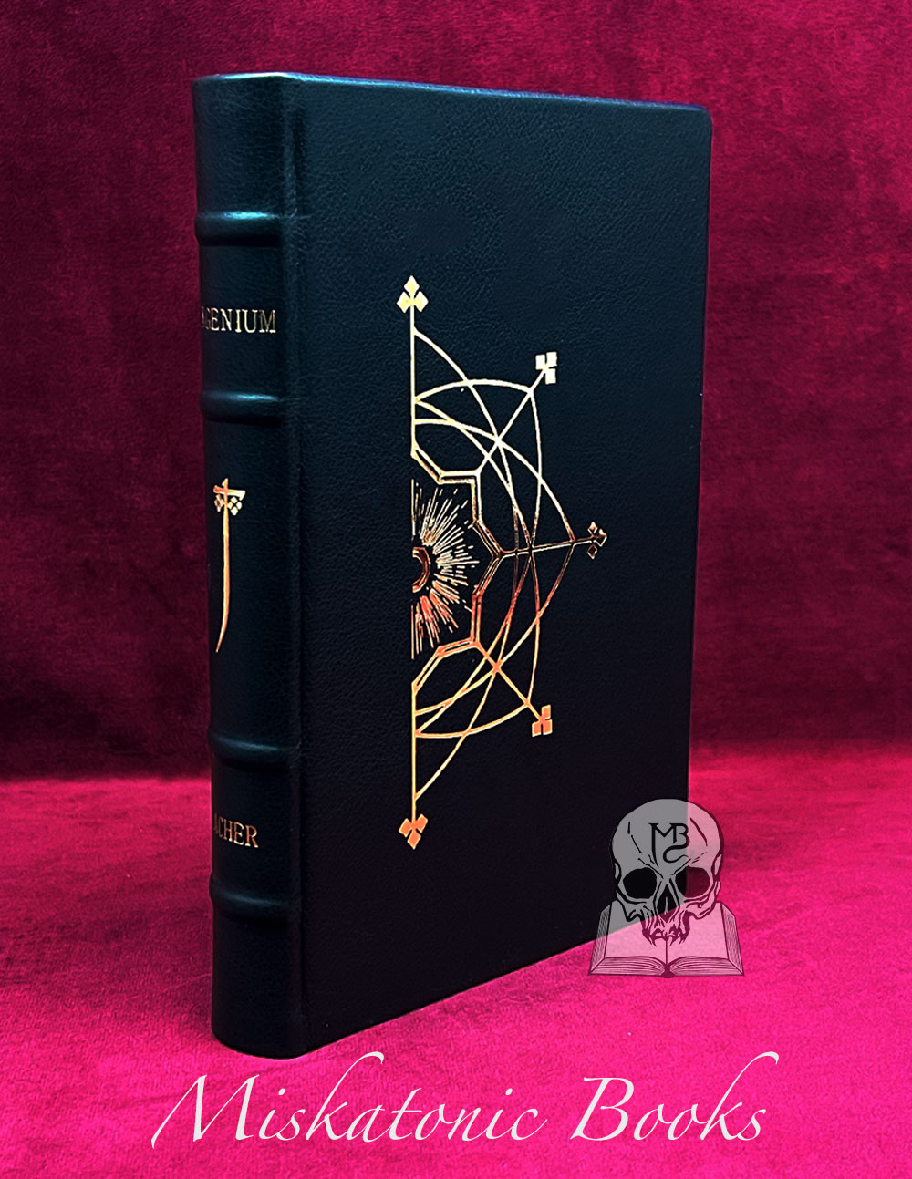 INGENIUM: The Alchemy of the Magical Mind by Frater Acher with Book Design and Artwork by Joseph Uccello - SIGNED, Deluxe Leather Bound Limited Edition