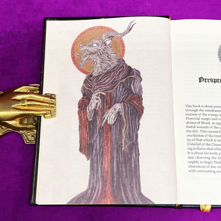 WOLF'S HOOKED CROSS: Diabolic Gnosticism in Praxis by Frater Kafyrfos (Deluxe Leather Bound Limited Edition Hardcover) - Image 2