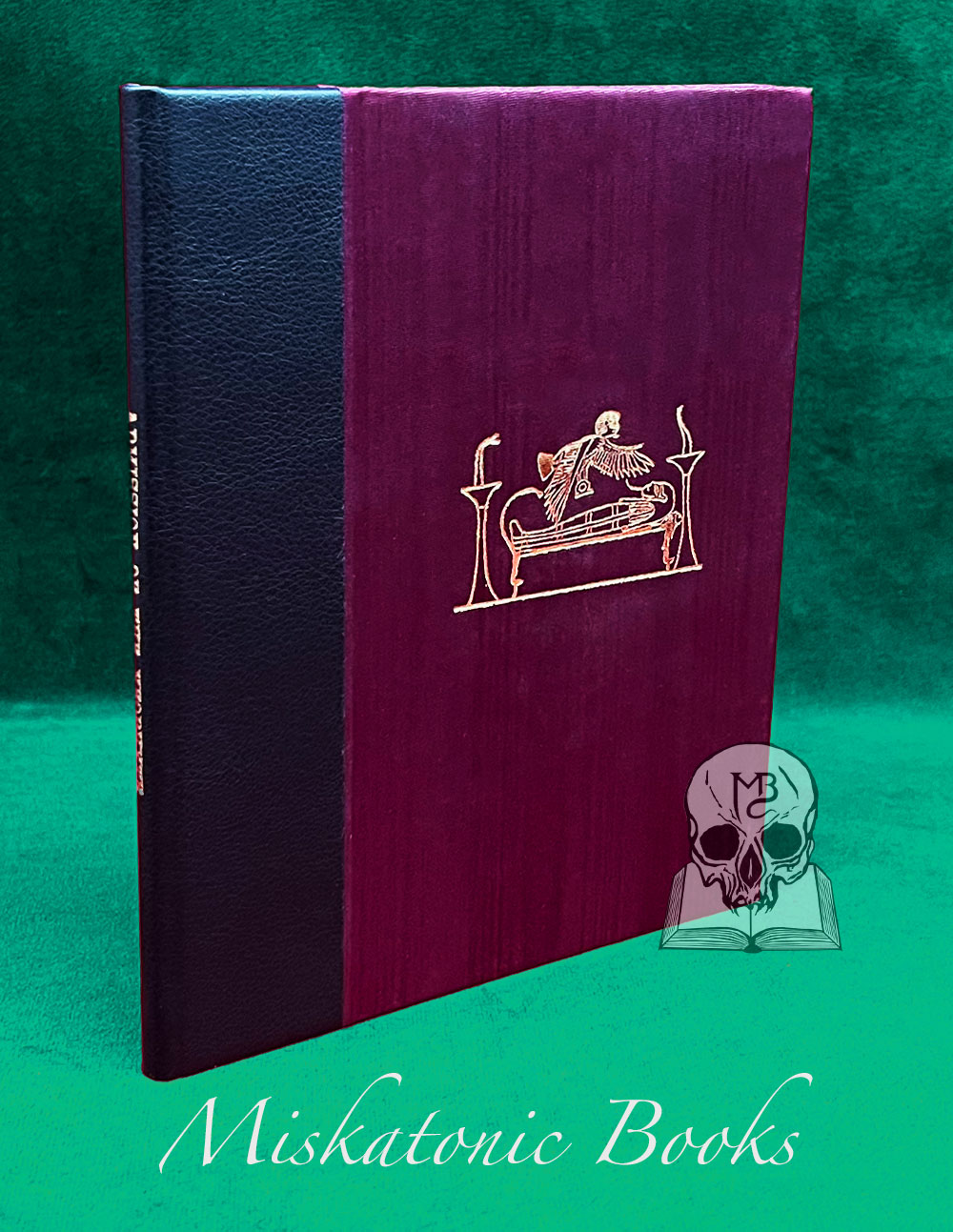 ADMISSION OF THE NEOPHYTE: The Enterer of the Threshold, Ritual Z Part 3 - Limited Edition Hardcover Quarter Bound in Leather and Silk