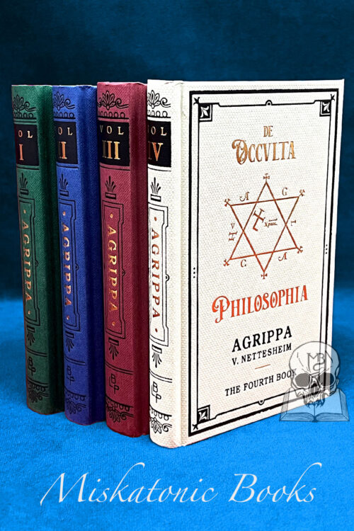 DE OCCULTA PHILOSOPHIA 4 volume Set by Agrippa - Hardcover Set