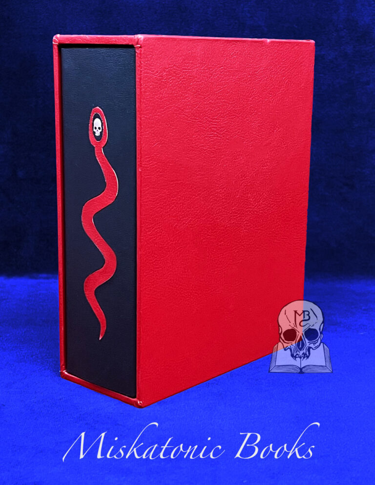 Hagen von Tulien, LE BAGGATH-TJNEMOUR, Livre Noir & Livre Rouge (Liber B-T) - RED Leather Bound Limited Edition Hardcover with Book comes with the Optional Slipcase and Chemise)