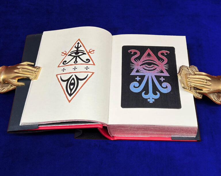 Hagen von Tulien, LE BAGGATH-TJNEMOUR, Livre Noir & Livre Rouge (Liber B-T) - RED Leather Bound Limited Edition Hardcover with Book comes with the Optional Slipcase and Chemise) - Image 3