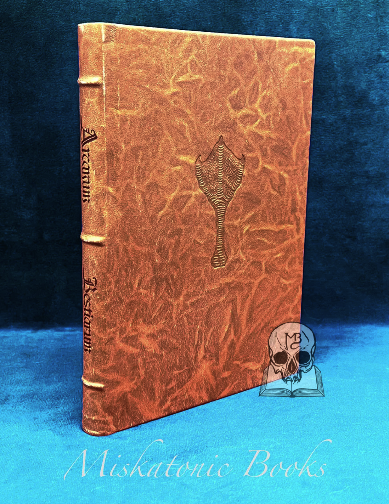 ARCANUM BESTIARUM: Of The Subtil and Occult Virtues of Divers Beasts by Robert Fitzgerald - Deluxe Antique Skiver Leather with Signed Art - This being #1 of 49 copies!