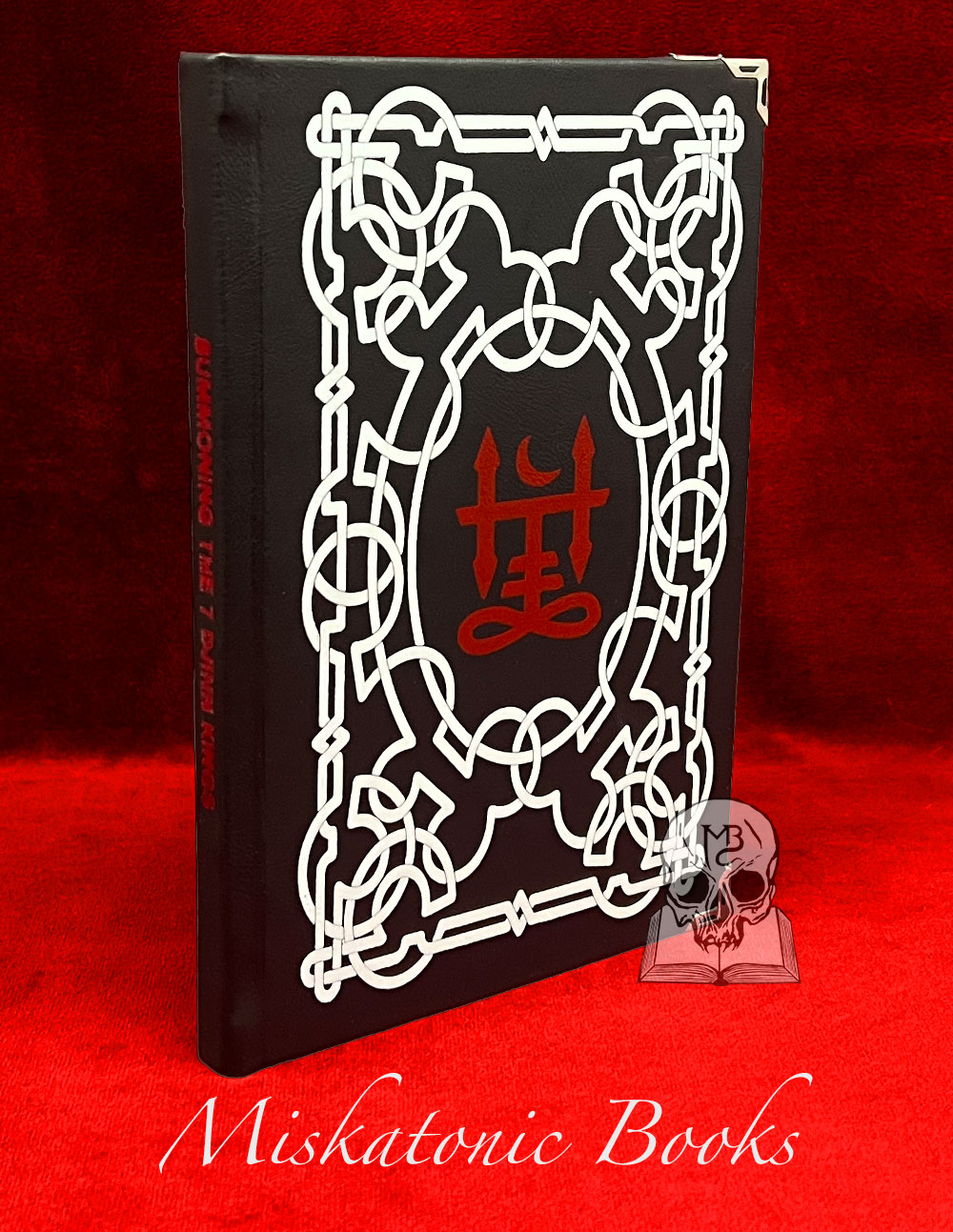 SUMMONING THE 7 DJINN KINGS by Etu Malku - Deluxe Leather Bound Limited Edition with Altar Cloth