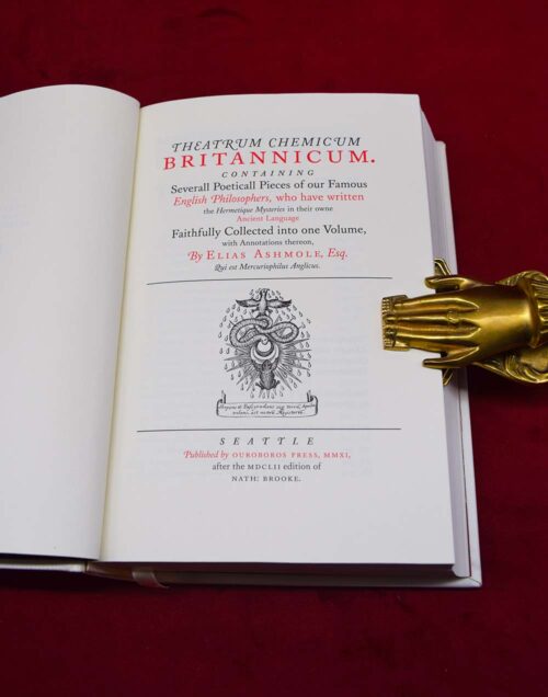 THEATRUM CHEMICUM BRITANNICUM by Elias Ashmole (Vellum Bound Deluxe Limited Edition) - Image 4