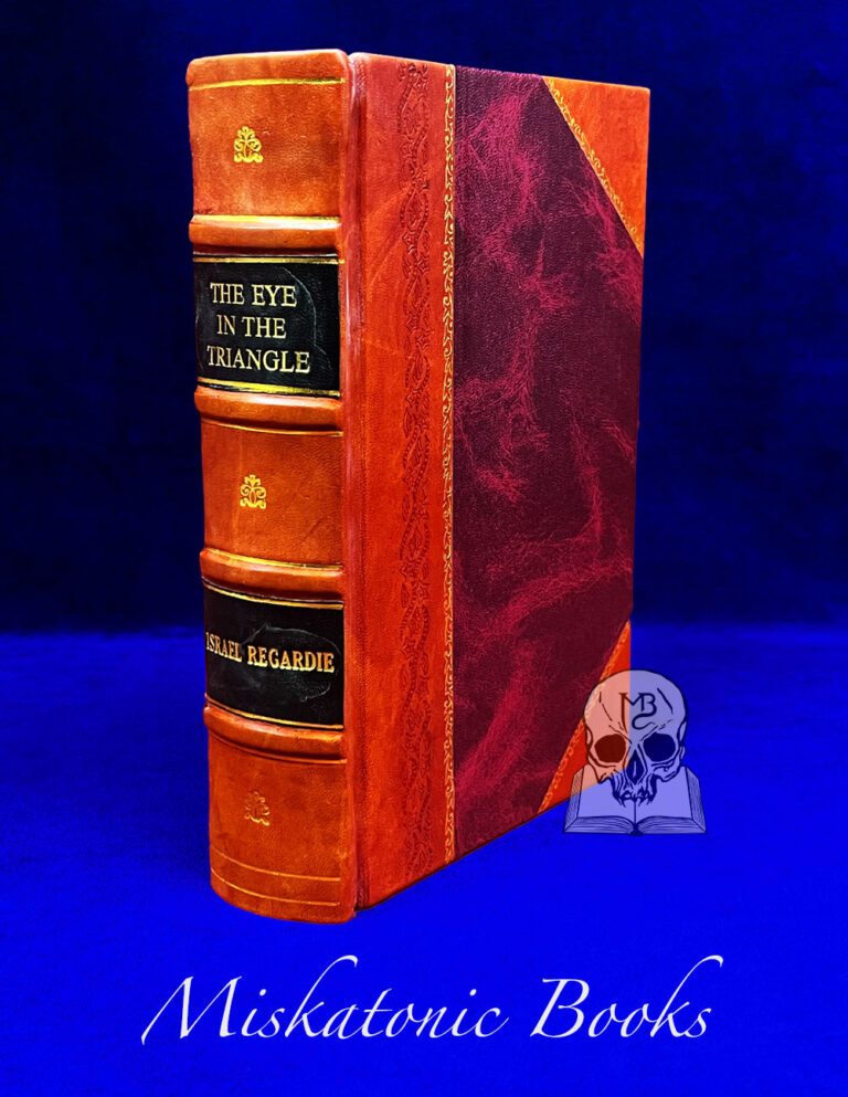 THE EYE IN THE TRIANGLE by Israel Regardie - Custom Leather Bound Facsimile of 1989 Edition