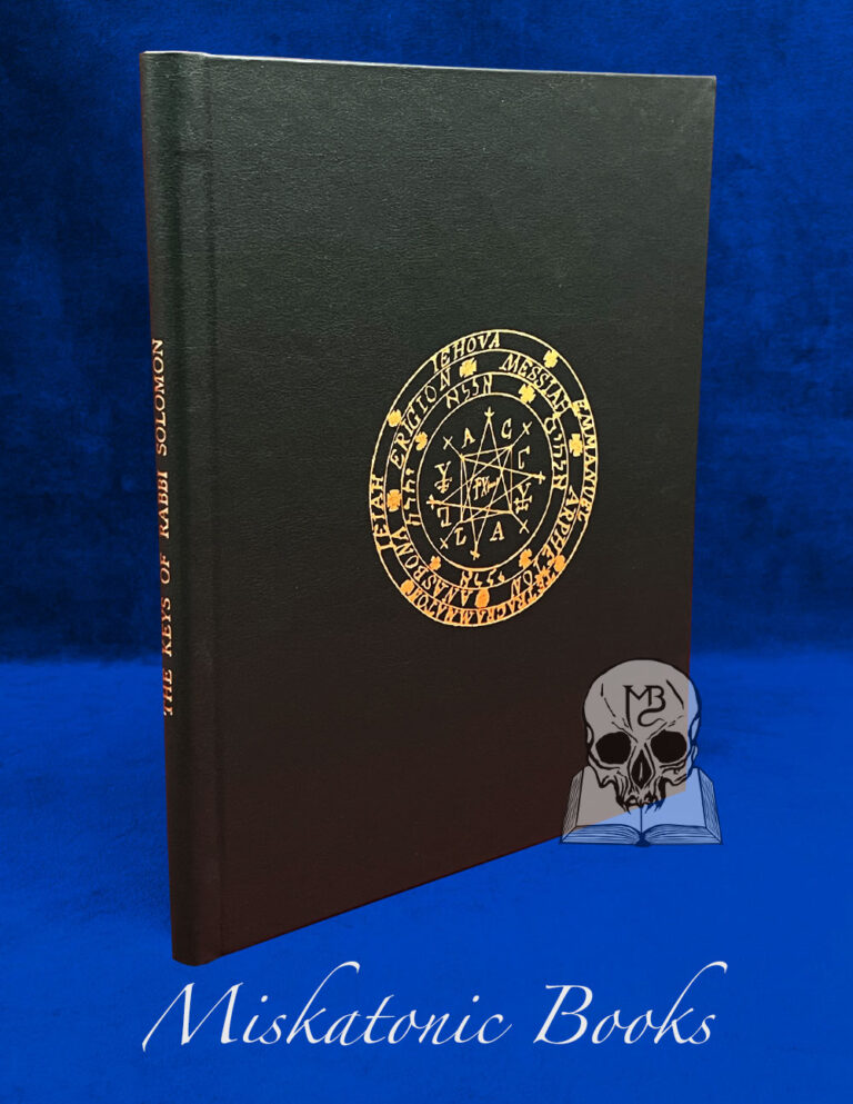 THE KEYS OF RABBI SOLOMON Translated by Edward Hunter (Limited Edition Bound in Green Forest Kidskin with English Marbled Endpapers)