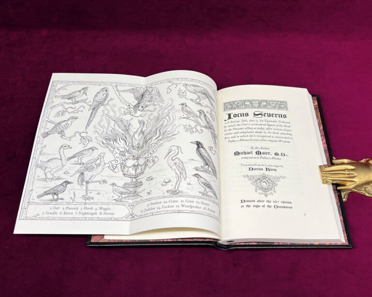 JOCUS SEVERUS: A Serious Joke by Michael Maier - Deluxe Leather Bound Limited Edition - Image 2
