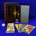 THE SERPENT IKONS by Helena van El - SIGNED Deluxe Limited Edition Quarter Bound in Leather in Custom Solander Box with Oversized Tarot Deck & Coin
