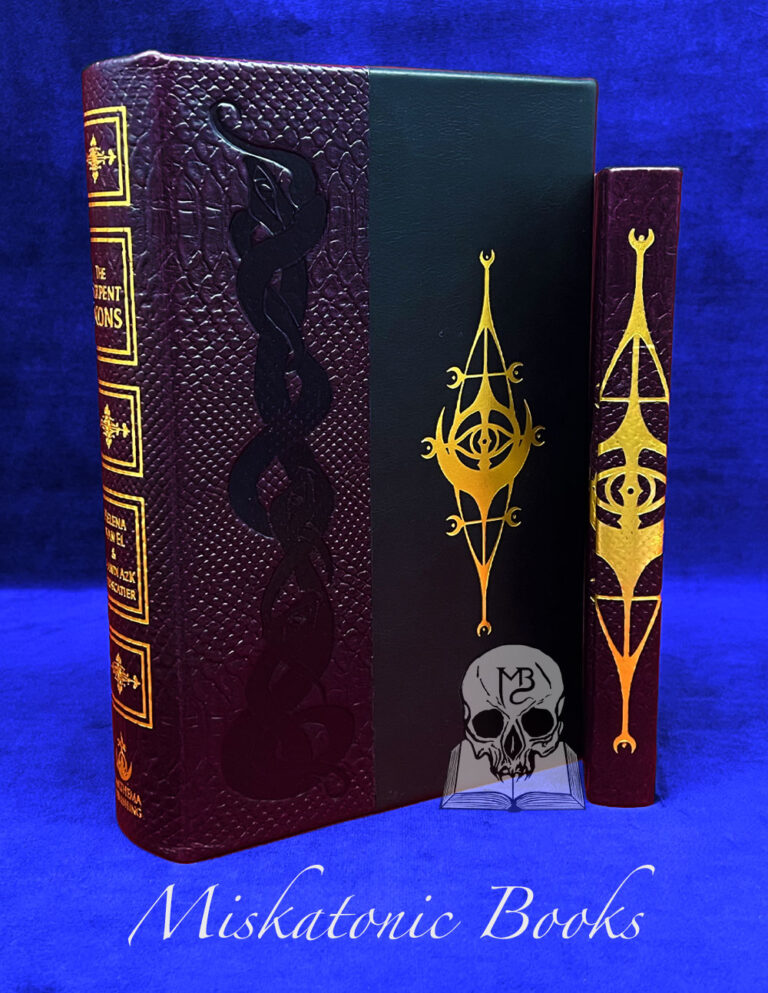 THE SERPENT IKONS by Helena van El - SIGNED Deluxe Limited Edition Quarter Bound in Leather in Custom Solander Box with Oversized Tarot Deck & Coin - Image 2