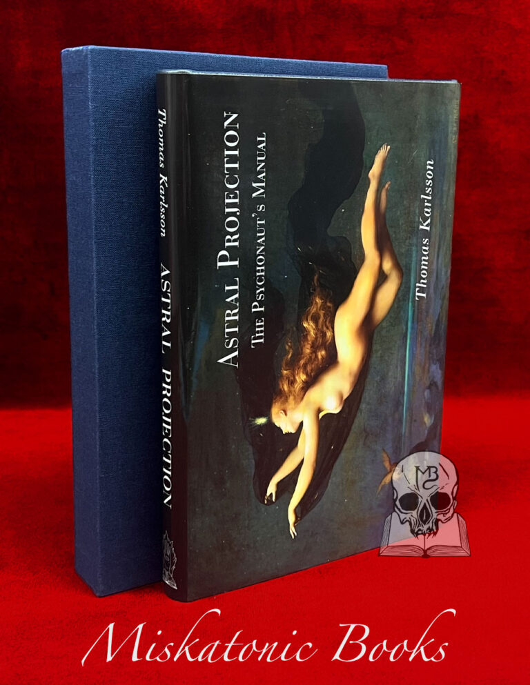 ASTRAL PROJECTION: The Psychonaut's Manual by Thomas Karlsson - Deluxe Leather Bound Limited Edition Hardcover in Custom Slipcase