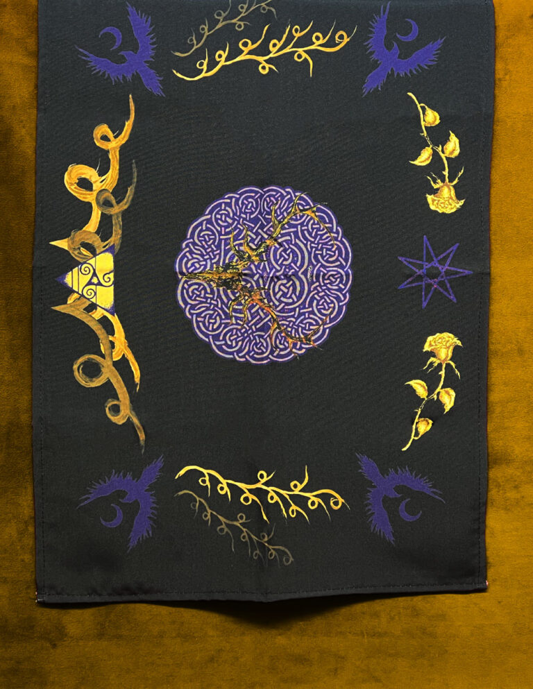 CALL OF THE MORRIGAN : Celts Beneath the Shroud by Dan Talon Rucker - DELUXE Leather Bound Limited Edition Hardcover with Altar Cloth - Image 3
